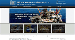 Desktop Screenshot of elektrim.com.vn